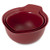 3pc Universal Mixing Bowl Set Red 3pc Universal Mixing Bowl Set Red