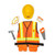 Construction Worker Role Play Costume Set Ages 3-6 Years Construction Worker Role Play Costume Set Ages 3-6 Years
