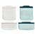 Good Grips 4pc Lunch Set Silicone Reusable Bags Oat & Lagoon