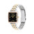 Ladies Cass Square 2-Tone Stainless Steel Watch Black Dial Ladies Cass Square 2-Tone Stainless Steel Watch Black Dial