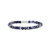 Classic Varying Blue Sodalite Beaded Bracelet 8.5"
