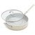 Ceramic Nonstick Aluminum 4.5qt Saute Pan w/ Lid Cream Ceramic Nonstick Aluminum 4.5qt Saute Pan w/ Lid Cream