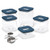 14pc Airtight Storage Container Set Navy