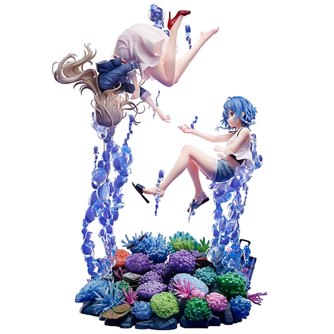 FURYU THE AQUATOPE ON WHITE SAND - KUKURU MISAKINO & FUKA MIYAZAWA 1/7  SCALE PVC FIGURE SET