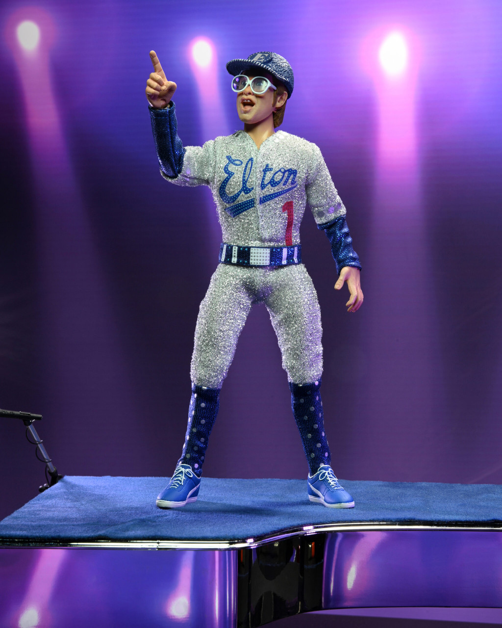 Elton John x NECA 8″ Clothed Action Figure with Piano – Live in ’76 - Elton John Official Store