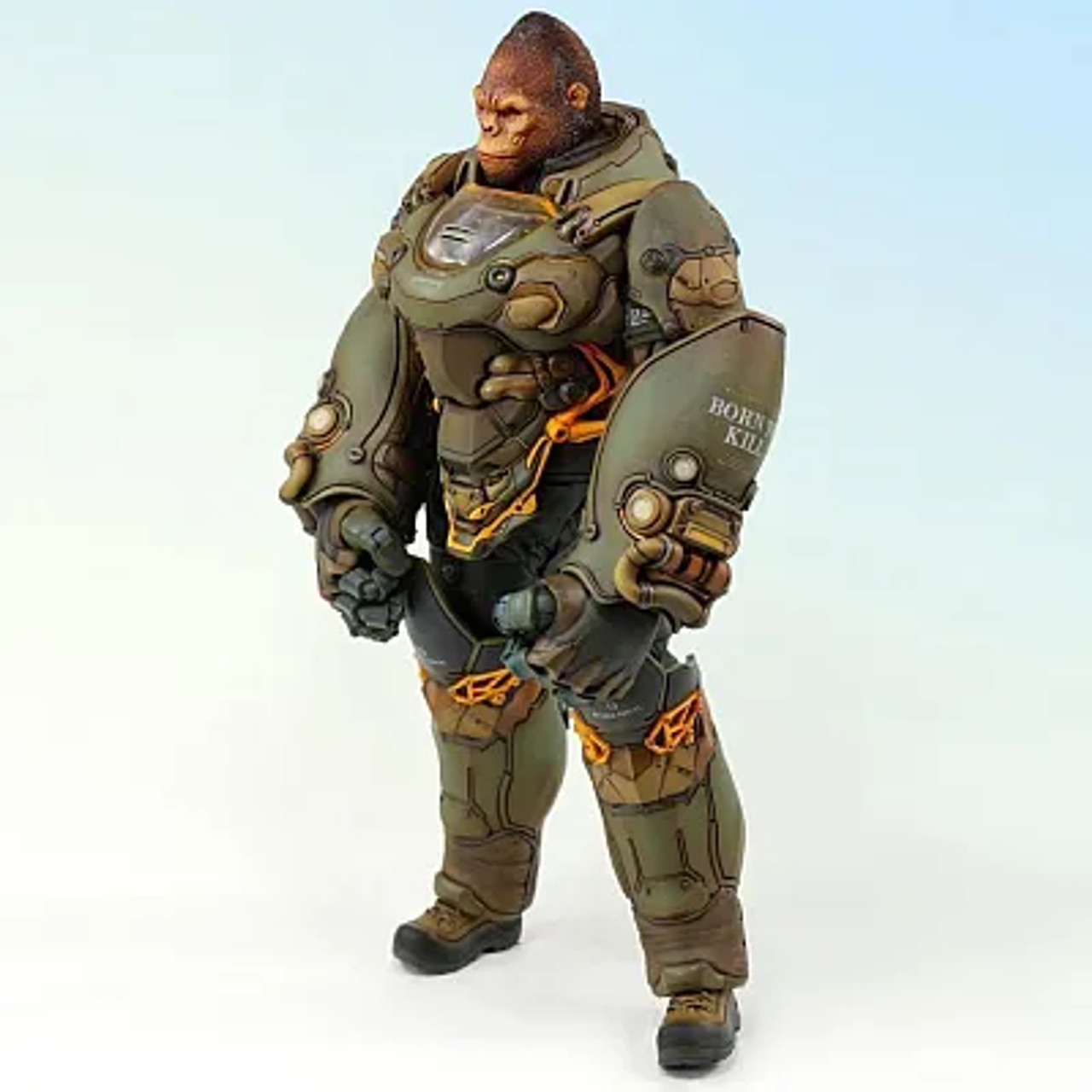 Black 13 Park (B13) Black Laborary Series - Heavy Armored Strike Force -  Gorilla 1/6 Scale Action Figure Set