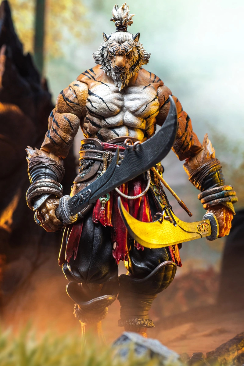 Neu Auf Lager MU-FP003 Tiger Hermit Furay Planet Blade Master Weng 1/12 Figur