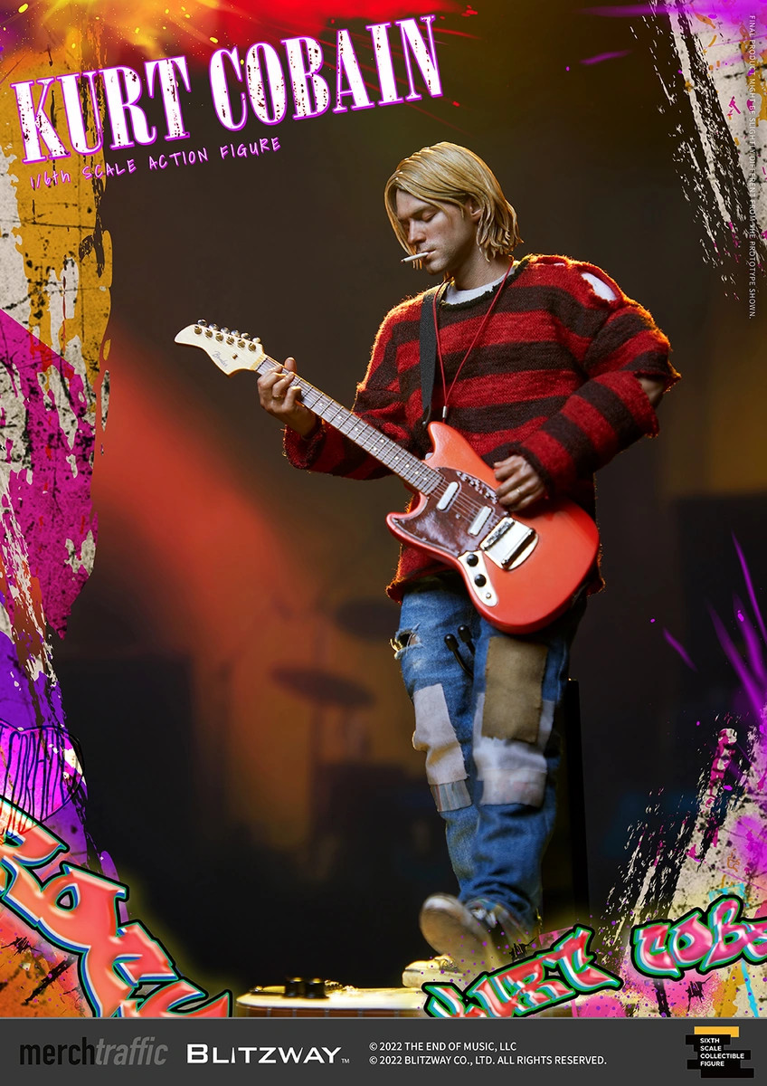 Blitzway Kurt Cobain 1/6 Scale Action Figure