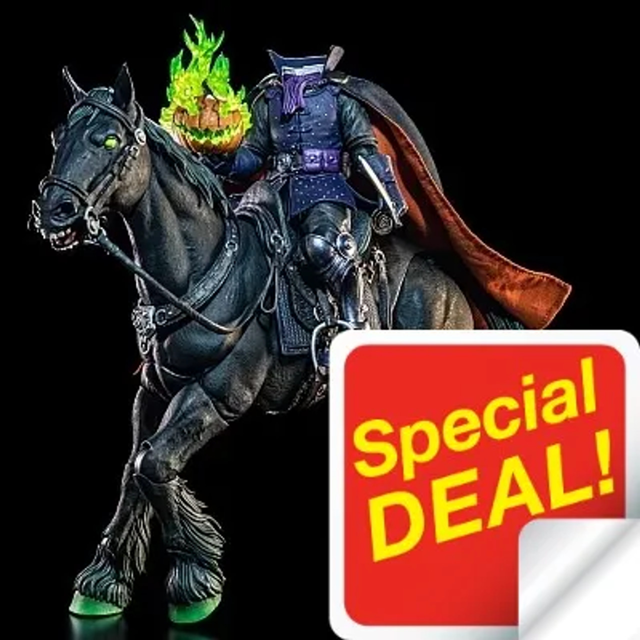 Four Horsemen Studios Figura Obscura: Headless Horseman Spectral Green  Edition 6