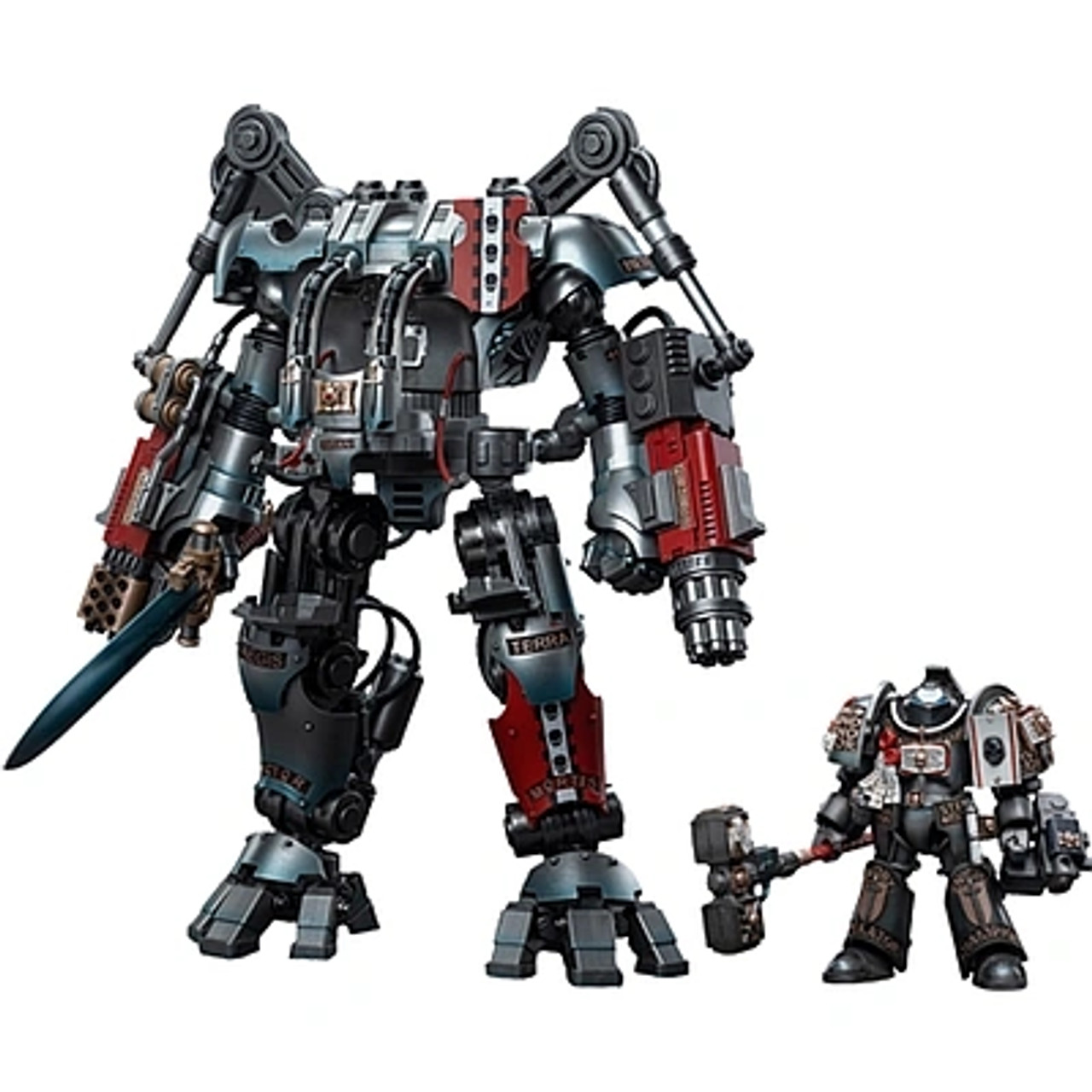 JoyToy 1/18 グレイ・ナイツ・ドレッドノート＋ターミネーター Joy Toy Warhammer 40K Grey Knights Nemesis Dreadknight