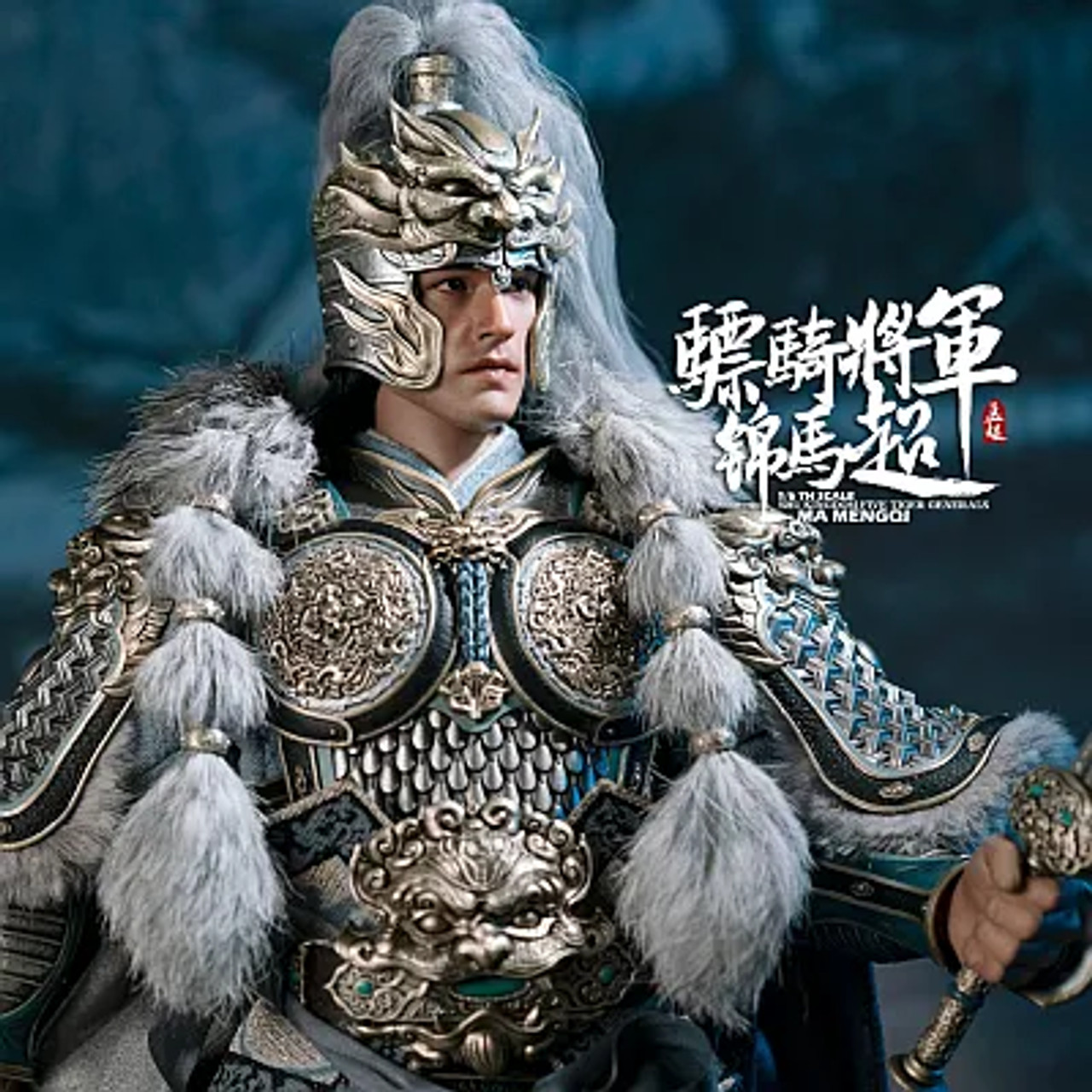 FYJ Studio Three Kingdoms - Shu Han Five Tiger Generals - Jin Ma Chao  (Mengqi) Standard Version 1/6 Scale Action Figure FYJ001A