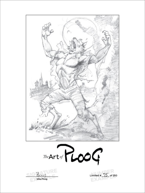 THE ART OF PLOOG NIGHT HOWL S&N LIMITED EDITION HARDCOVER