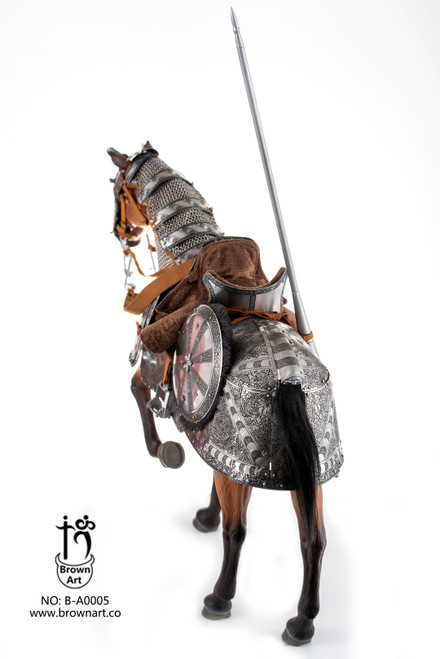 BROWN ART WAR HORSE OF THE DUKE OF SAXONY-COBURG 1548 1/6 SCALE ACTION FIGURE B-A0005H BROWN ART WAR HORSE OF THE DUKE OF SAXONY-COBURG 1548 1/6 SCALE ACTION FIGURE B-A0005H