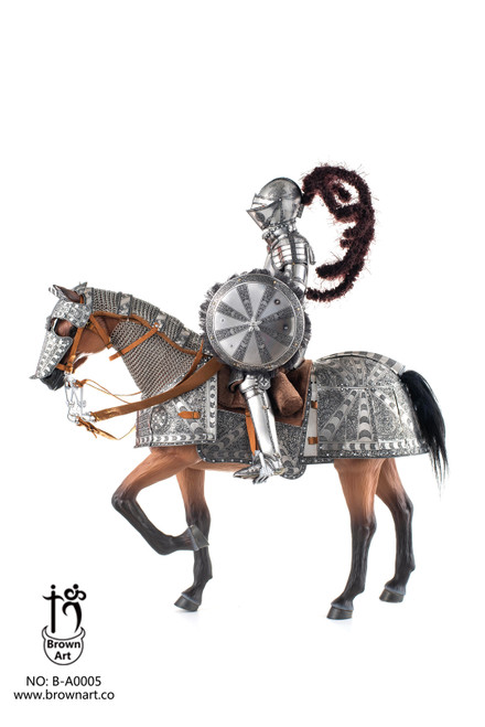 BROWN ART WAR HORSE OF THE DUKE OF SAXONY-COBURG 1548 1/6 SCALE ACTION FIGURE B-A0005H BROWN ART WAR HORSE OF THE DUKE OF SAXONY-COBURG 1548 1/6 SCALE ACTION FIGURE B-A0005H
