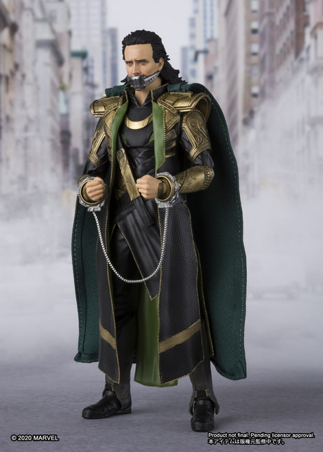 BANDAI TAMASHII NATIONS S.H.FIGUARTS "AVENGERS" LOKI ACTION FIGURE www.HobbyGalaxy.com