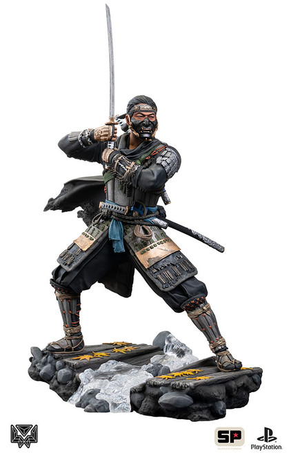 Level52 Studios Ghost Of Tsushima - Jin Sakai 9.75" Polystone Statue www.HobbyGalaxy.com