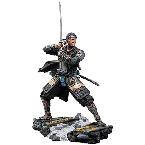 Level52 Studios Ghost Of Tsushima - Jin Sakai 9.75" Polystone Statue www.HobbyGalaxy.com