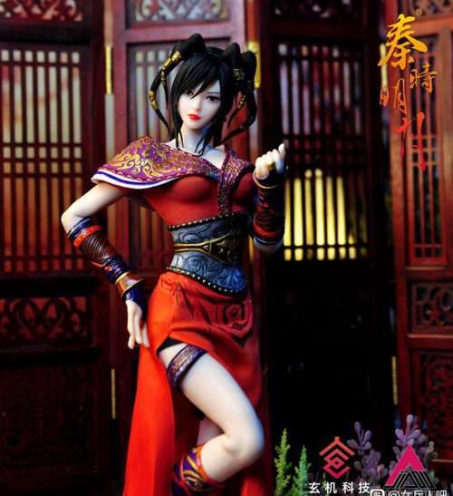 JIAOU DOLL X  SPARKEY STUDIO "THE LEGEND OF QIN" CHI LIAN 1/6 SCALE ACTION FIGURE