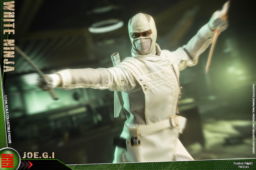 TWTOYS WHITE NINJA 1/12 SCALE ACTION FIGURE TW 2141 TWTOYS WHITE NINJA 1/12 SCALE ACTION FIGURE TW 2141