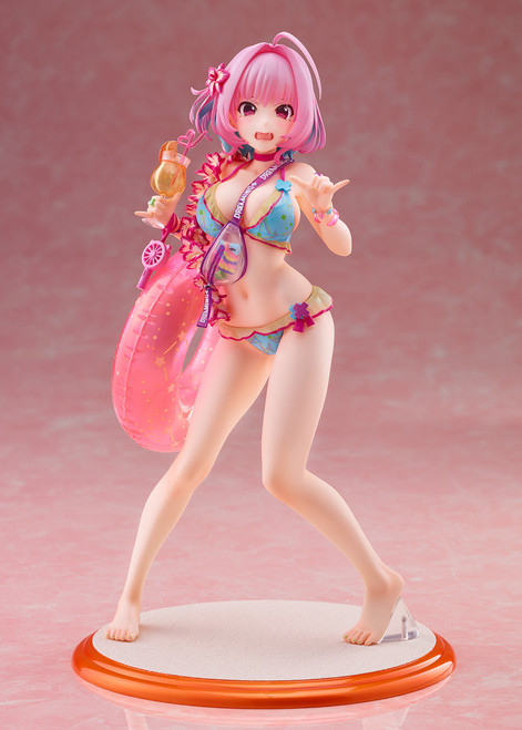WAVE DREAMTECH "THE IDOLMASTER CINDERELLA GIRLS" SWIMSUIT COMMERCE YUMEMI RIAMU 1/7 SCALE PVC FIGURE STATUE