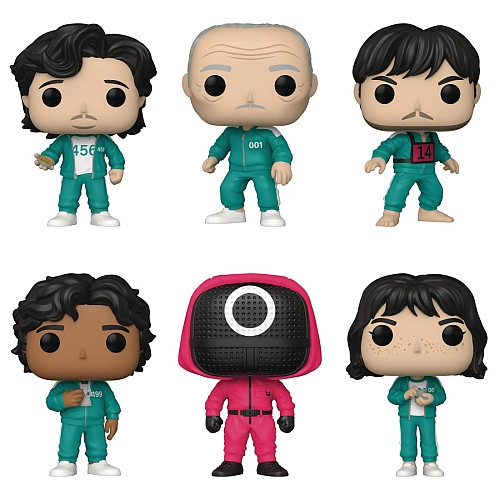 FUNKO POP! TELEVISION: SQUID GAME SERIES 1 VINYL FIGURE SET OF 6