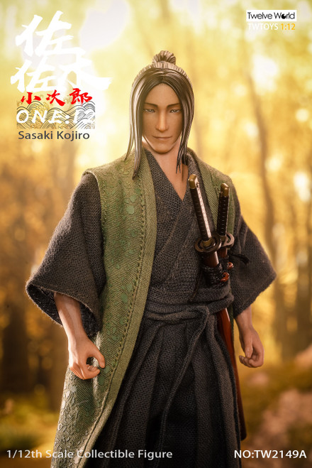 TWTOYS LEGENDARY SWORDSMAN SASAKI KOJIRO (DELUXE EDITION) 1/12 SCALE ACTION FIGURE DOUBLE PACK TW2149B TWTOYS LEGENDARY SWORDSMAN SASAKI KOJIRO (DELUXE EDITION) 1/12 SCALE ACTION FIGURE DOUBLE PACK TW2149B