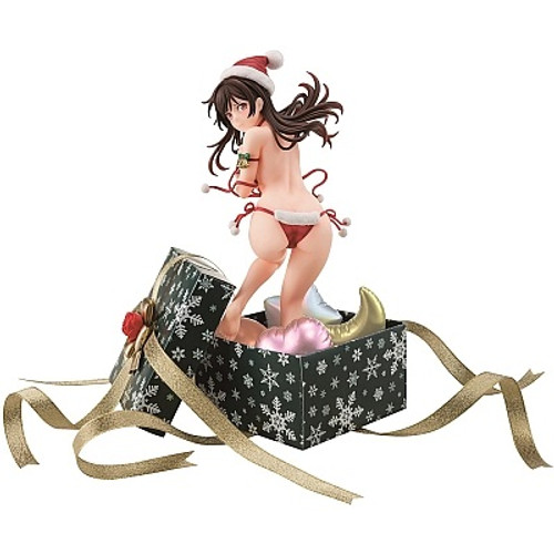 Hakoiri-Musume "Rent-A-Girlfriend" Mizuhara Chizuru In A Santa Claus Bikini De Fluffy 1/6 Scale PVC Figure www.HobbyGalaxy.com