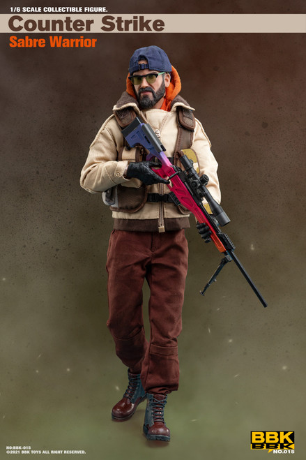 BBK Counter Strike Saber Warrior 1/6 Scale Action Figure BBK015 www.HobbyGalaxy.com BBK Counter Strike Saber Warrior 1/6 Scale Action Figure BBK015 www.HobbyGalaxy.com
