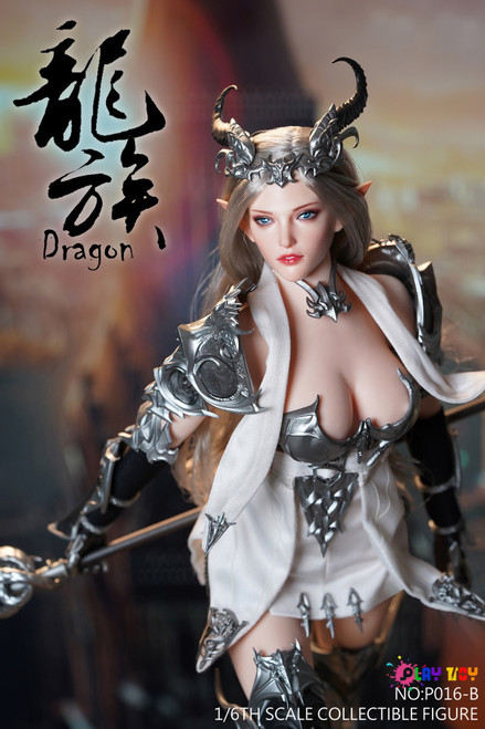 Play Toy Dragon Elves 1/6 Scale Action Figure Silver Version P016-B www.HobbyGalaxy.com Play Toy Dragon Elves 1/6 Scale Action Figure Silver Version P016-B www.HobbyGalaxy.com