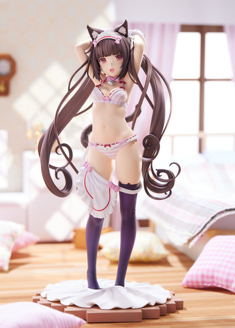 PLUMPMOA Nekopara Chocola Dress Up Time 1/7 Scale PVC Figure www.HobbyGalaxy.com PLUMPMOA Nekopara Chocola Dress Up Time 1/7 Scale PVC Figure www.HobbyGalaxy.com