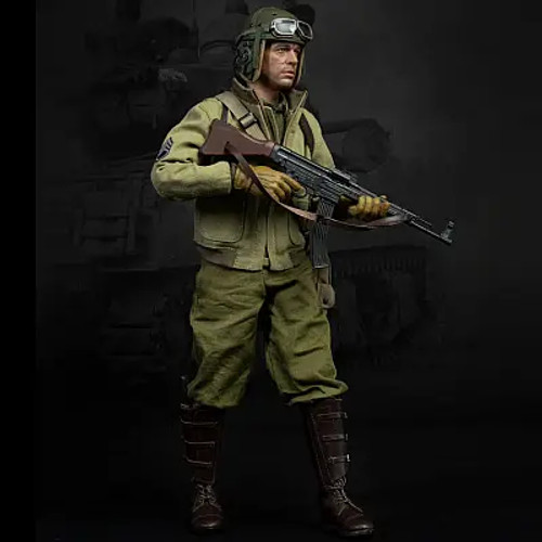 Facepool US Army 2nd Armored Division Staff Sergeant Tank Commander 1/6 Scale Action Figure Standard Edition FP-009A www.HobbyGalaxy.com
