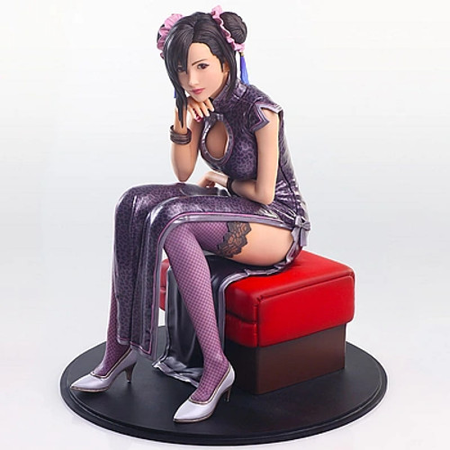 Square Enix Final Fantasy VII Remake STATIC ARTS Tifa Lockhart Sporty Dress PVC Figure www.HobbyGalaxy.com