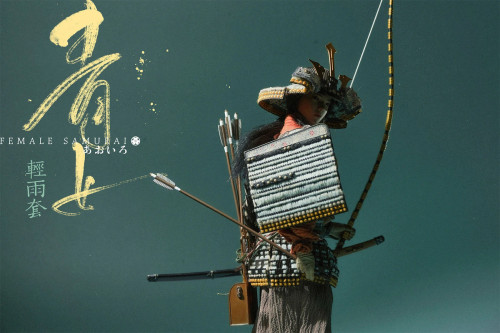 JPT Design X Pop Costume Japanese Female Samurai Aoiro (Blue Girl) 1/6 Scale Action Figure Light Rain Version JPT001 www.HobbyGalaxy.com