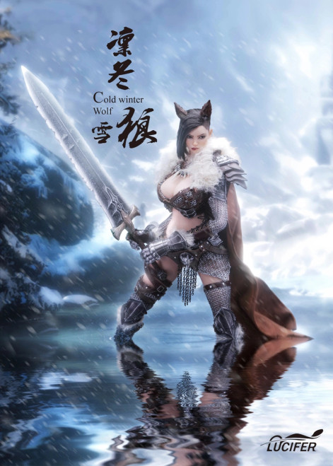 Lucifer Cold Winter Wolf - Berserker 1/6 Scale Action Figure LXF2208A www.HobbyGalaxy.com Lucifer Cold Winter Wolf - Berserker 1/6 Scale Action Figure LXF2208A www.HobbyGalaxy.com