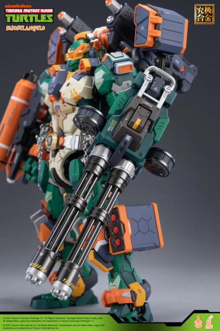 HeatBoys X SNAP TMNT Michelangelo Ultimate Alloy Mecha Figure HB0014 www.HobbyGalaxy.com HeatBoys X SNAP TMNT Michelangelo Ultimate Alloy Mecha Figure HB0014 www.HobbyGalaxy.com
