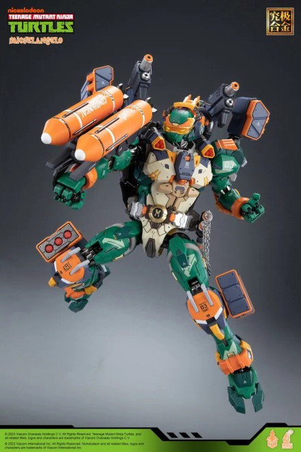 HeatBoys X SNAP TMNT Michelangelo Ultimate Alloy Mecha Figure HB0014 www.HobbyGalaxy.com HeatBoys X SNAP TMNT Michelangelo Ultimate Alloy Mecha Figure HB0014 www.HobbyGalaxy.com