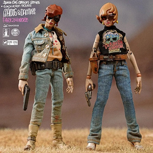 Damtoys X CoalDog Death Gas Station Series - Canyon sisters 1/12 Scale Action Figure Combo Set PES028 www.HobbyGalaxy.com