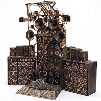 Premier Toys Guitar Warrior 1/6 Scale Stacked Speaker Set PT-0007C www.HobbyGalaxy.com