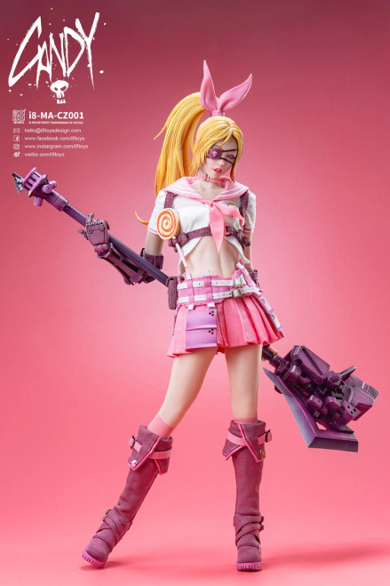 Original Character i8Toys x Gharliera Action Figure 1/6 The Girls of  Armament Kina Ookami 28