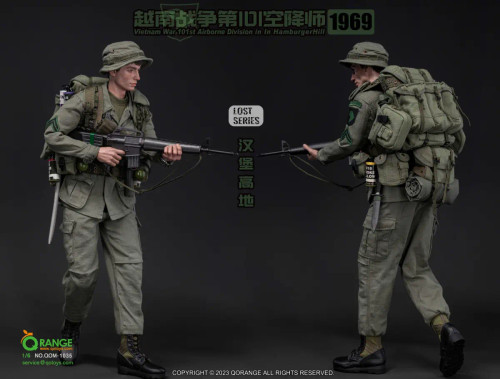 QOrange QOToys Lost Series - Vietnam War - U.S. 101st Airborne Division in Hamburger Hill 1969 1/6 Scale Action Figure QOM-1035 www.HobbyGalaxy.com QOrange QOToys Lost Series - Vietnam War - U.S. 101st Airborne Division in Hamburger Hill 1969 1/6 Scale Action Figure QOM-1035 www.HobbyGalaxy.com