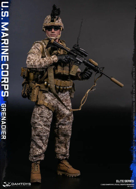 DAMTOYS U.S. Marine Corps Grenadier 1/6 Scale Action Figure 78101 www.HobbyGalaxy.com DAMTOYS U.S. Marine Corps Grenadier 1/6 Scale Action Figure 78101 www.HobbyGalaxy.com