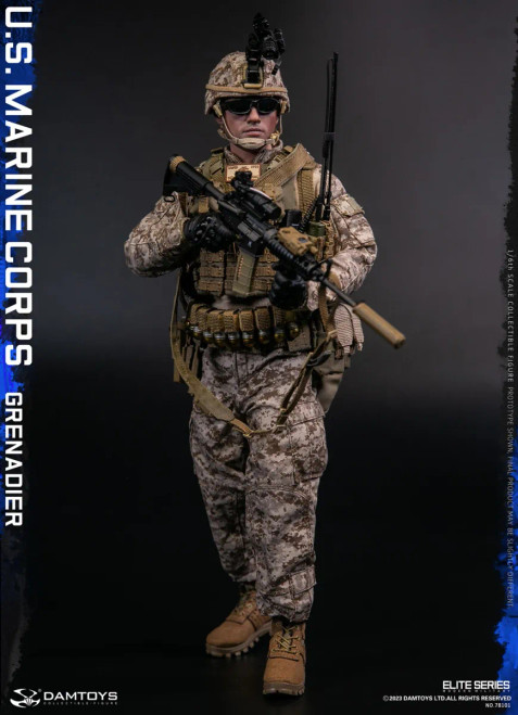 DAMTOYS U.S. Marine Corps Grenadier 1/6 Scale Action Figure 78101 www.HobbyGalaxy.com DAMTOYS U.S. Marine Corps Grenadier 1/6 Scale Action Figure 78101 www.HobbyGalaxy.com