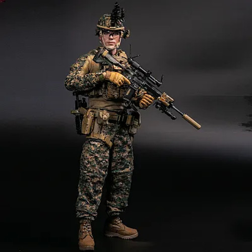 DAMTOYS U.S. Marine Corps Marksman 1/6 Scale Action Figure 78102 www.HobbyGalaxy.com