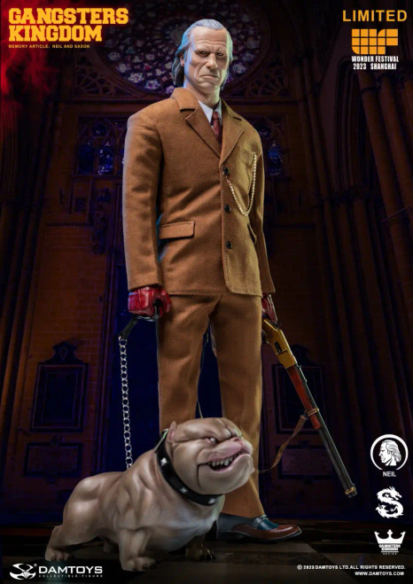 DAMTOYS Gangsters Kingdom Extra Chapter – Neil 1/6 Scale Action Figure 2023 Shanghai WF Venue Limited Edition GKS005L www.HobbyGalaxy.com DAMTOYS Gangsters Kingdom Extra Chapter – Neil 1/6 Scale Action Figure 2023 Shanghai WF Venue Limited Edition GKS005L www.HobbyGalaxy.com