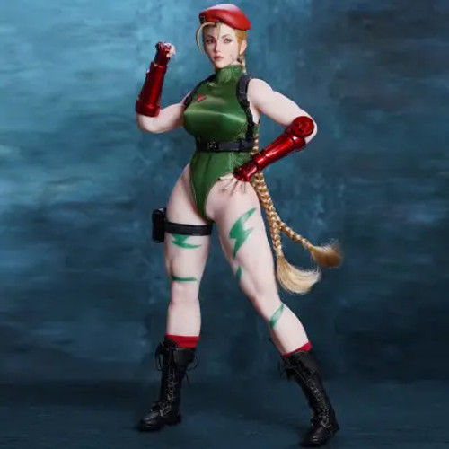 Play Toy Fighting Female Warrior - Green 1/6 Scale Action Figure P020-A www.HobbyGalaxy.com