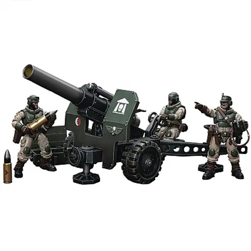 Joy Toy Warhammer 40K Astra Militarum Ordnance Team with Bombast Field Gun 1/18 Scale Action Figure Set www.HobbyGalaxy.com