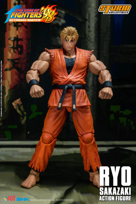 Storm Collectibles "King of Fighters '98 Unlimited Match" Ryo Sakazaki 1/12 Scale Action Figure www.HobbyGalaxy.com Storm Collectibles "King of Fighters '98 Unlimited Match" Ryo Sakazaki 1/12 Scale Action Figure www.HobbyGalaxy.com