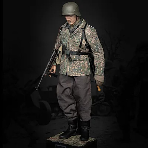 Facepool WWII German 1st SS Panzer Division Kampfgruppe Hansen 1944 Ardennes – Squad Leader 1/6 Scale Action Figure FP-015A www.HobbyGalaxy.com