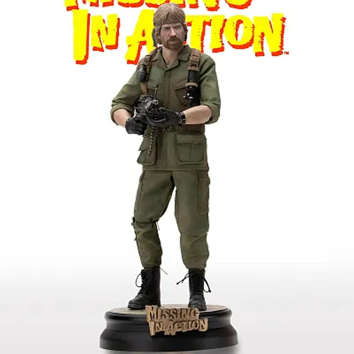 Infinite Statue X Kaustic Plastik "Mission in Action" Chuck Norris as Colonel James Braddock 1/6 Scale Action Figure Standard Version www.HobbyGalaxy.com