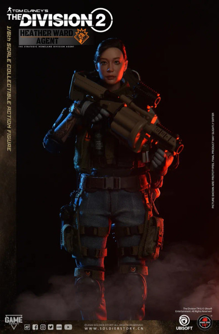 Soldier Story Ubisoft "The Division 2" Agent Heather Ward 1/6 Scale Action Figure SSG-009 www.HobbyGalaxy.com Soldier Story Ubisoft "The Division 2" Agent Heather Ward 1/6 Scale Action Figure SSG-009 www.HobbyGalaxy.com